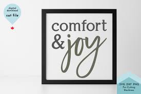 Download Comfort And Joy Christmas Svg Cut File Graphic By Lettershapes Creative Fabrica SVG Cut Files
