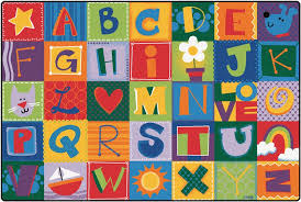 Double sided acrylic roberts max grip 75 ft. Alphabet Rug For Classroom Toddler Alphabet Blocks Rug
