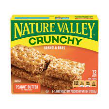 Peanut Butter Granola Bar Crunchy Granola Bar Nature Valley