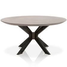 With the pedestal collection, eero saarinen resolved the ugly, confusing, unrestful world underneath tables and chairs. Scarlett Industrial Loft Grey Concrete Round Dining Table 60 Inches Dining Table Concrete Dining Table Metal Dining Table