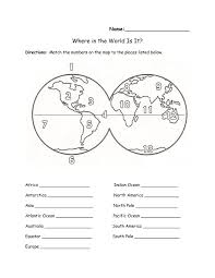 Continents And Oceans Printable Worksheets In 2020 Continents And Oceans Social Studies Worksheets Geography Worksheets