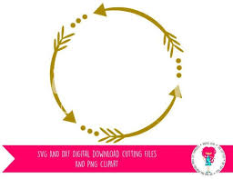 Download Arrow Round Frame Svg Dxf Eps Png Files Download Etsy Circle Arrow Round Tattoo Svg