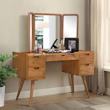 Kini model meja makan dari kayu hadir dengan desain yang beragam. Meja Rias Vintage Kayu Solid Warna Natural Pt Gabe International