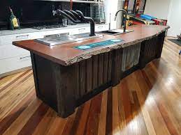 Timber Benchtops Recycled Laminated Timber Bench Tops Timber Tables I Benchtops I Recycled Timber I Melbourne I Live Timber Bench Top Timber Kitchen Timber