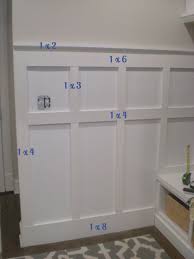 Decide if you will be using your original baseboard or replacing it with baseboard with mark where the studs are located, as that is where you will want to nail the boards. Board And Batten Wall Diy Home Diy Home Remodeling Diy Home Decor