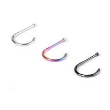 20g Open Nose Hoops Set Of 3 Claire S Arrow Earrings Studs Fashion Accessories Jewelry Nose Hoop