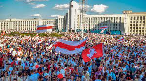 Attempts by belarus's president, alexander lukashenko, to crush popular protests against him failed on sunday when more than 100,000 people marched on his residence in the capital, minsk, with. Belarus Protests Shaken Strongman Lukashenko Turns To Putin Axios