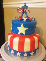 February 2014 Captain America Birthday Cake Captain America Birthday Captain America Cake