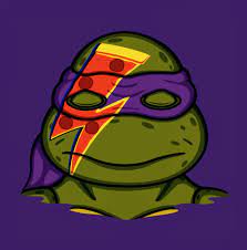 Donatello Pizza Lightning Teenage Mutant Ninja Turtles Tartarugas Ninjas Ninja Tartarugas