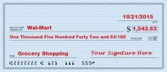 At the top right corner of the check on the blank space. How To Write A Check An Example With Six Easy Steps Pictures