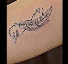 It makes sense to use a feather as a design element to accompany your arrow tattoo. Infinity Arrow Tattoo For Men Novocom Top