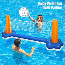 Maybe you would like to learn more about one of these? Inflatable Pool Float Set Swimming Pool Volleyball Net With Basketball Hoops And Swimming Game Water Volleyball For Kids Toy Buy Water Volleyball Water Entertainment Kids Toys Basketball Outdoor Play Equipment Disabled Children Water