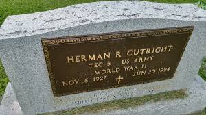 Herman Cutright (1927-1994): homenaje de Find a Grave