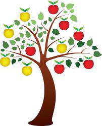 Wild pears, like wild apples, have thorns. Vector Apple Tree With Fruits Stock Vector Colourbox