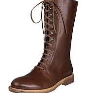 Stiefel cognacfarben Kalbsleder
