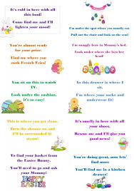 Or a scavenger treasure hunt while we're all stuck at home? Make This Easter Egg Stra Special With Egg Hunt Riddles Clutterbug Easter Scavenger Hunt Easter Hunt Easter Egg Hunt Clues