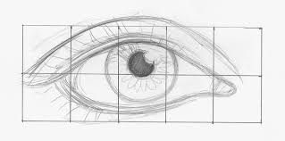 Draw Facial Features With This In Depth Beginner S Guide And in order to draw this captivating eye portrait you need to draw a circle and start from making it rough to dark.
