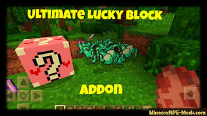 After downloading forge and the lucky block mod, i thought all was ok. Ultimate Lucky Block Addon For Minecraft Pe 1 17 32 1 17 30 Download