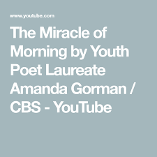 Amanda gorman's poem was the perfect cap to a new chapter in america. Pin On Beauty