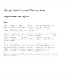 Guide, letter example, grammar checker, 8000+ letter samples. New Customer Welcome Letter All Docs