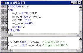 Sintak sar dan shr mirip dengan shl dan shr : Beckhoff Information System English