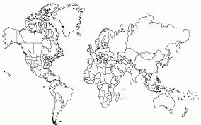 Image of blank world map listed map. Dltk Coloring Pages World Map Coloring Home