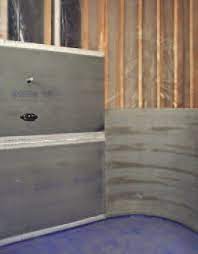 Flexible Cement Board Permabase Flex National Gypsum Reinforced Concrete Concrete Panel Bathroom Renos