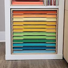 Amazon Com Paper Holder 12x12 For Ikea Scrapbook Paper Storage Paper Storage Construction Paper Storage