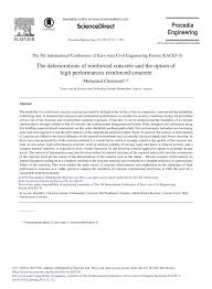 Harapan menikmati pendidikan yang lebih tinggi dan bermutud. Pdf The Deteriorations Of Reinforced Concrete And The Option Of High Performances Reinforced Concrete