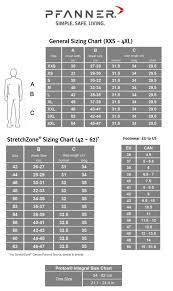 Sizing Chart Pfanner Canada