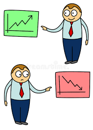 Business Chart Cartoon Stock Illustration Illustration Of