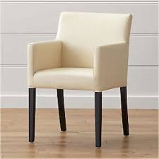 A chair with simple, clean lines is the best candidate for a makeover, but chairs with more complicated forms can still be reupholstered. Dining Arm Chairs Crate And Barrel