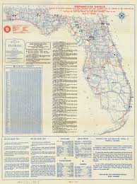 Florida Memory Official Road Map Of Florida 1946