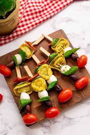 Try these cool holiday hacks for easy, shortcut christmas appetizers. Easy Antipasto Skewers With Tortellini A Mind Full Mom