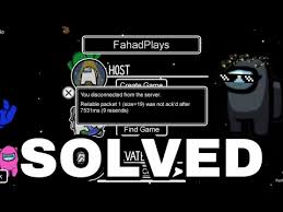 How To Fix Disconnected From Server Error In Among Us Mobile Pc Fix Lag In Among Us Error Youtube