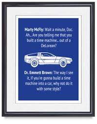 Back To The Future Quote Poster By Bespokeposters On Etsy 9 99 Future Quotes Back To The Future Party Back To The Future