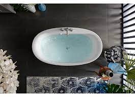 Mermaid freestanding soaking bathtub by wyndham collection. Freestanding Baths Kohler