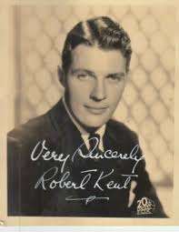 Robert Kent 1940's Fox Studio Portrait