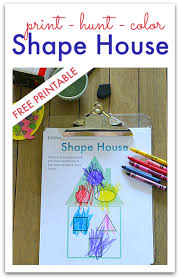 Shapes are important to study not only during geometry classes but english lessons as well. Shape Hunt Worksheet Free Printable No Time For Flash Cards