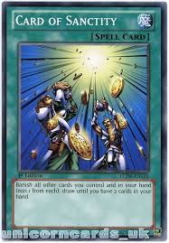 Some will also allow you to search your opponent's hand, deck, or extra deck (usually to send card. Lcjw En126 Card Of Sanctity 1st Edition Mint Yugioh Card Ebay Cards Yugioh Cards Yugioh