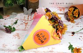 Maybe you would like to learn more about one of these? Diy Flower Gift Bag With Free Templ The Craft Blog