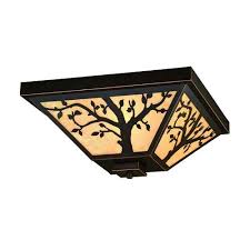 Hot promotions in flush mount ceiling light on aliexpress think how jealous you're friends will be when you tell them you got your flush mount ceiling light on aliexpress. Patriot Lighting Tree Burnished Bronze 3 Light Outdoor Flush Mount Ceiling Light At Menards