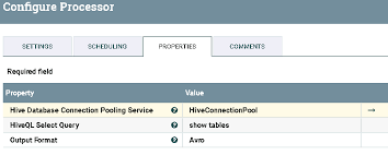 Selecthiveql Connection Pool Controller Connection Nifi Pool Service