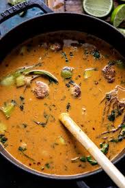 1l campbell's thai stock base. Weeknight Thai Chicken Meatball Khao Soi Half Baked Harvest