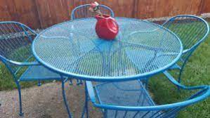 10 Best Patio Furniture Makeovers On Pinterest Painted Furniture Ideas Wrought Iron Patio Furniture Iron Patio Furniture Patio Furniture Redo