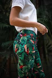 Cropped Freeman T Porter Alexa Cropped Pandorea Original 2 Mode Imprimes Tropicaux Estival