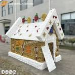LED Outdoor Holiday Decoration 3D Candy House Motif Light ...