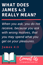James 4 3 Meaning Of Verse And Simple Commentary In 2020 Luke 10 19 Bible Study Verses Verse