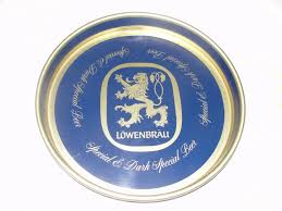 Lowenbrau since 1383 munich vintage wall sign 20.5 x 14 inches. Lowenbrau Special And Dark Special Beer Tray B54 Hodge Podge Lodge 1 Ruby Lane