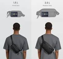 tomtoc 1,5L Anti-Diefstal Schoudertas met RFID-Bescherming |  Waterafstotende Sling Bag voor Dames & Heren | Lichtgewicht Borsttas voor  Dagelijks ...